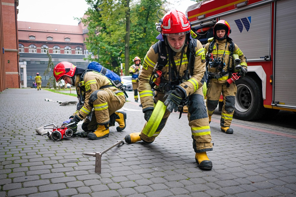 Uwaga, to tylko ćwiczenia! Próba ewakuacyjna w chorzowskim szpitalu