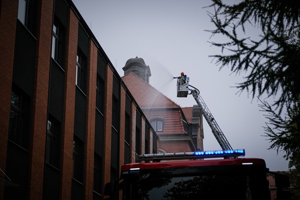 Uwaga, to tylko ćwiczenia! Próba ewakuacyjna w chorzowskim szpitalu