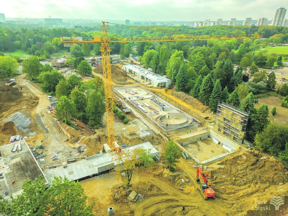Trwa budowa nowej "Fali" w Parku Śląskim w Chorzowie. Co już wykonano?