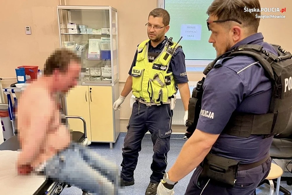 Zaatakował świętochłowickich policjantów. 27-latek został zatrzymany!