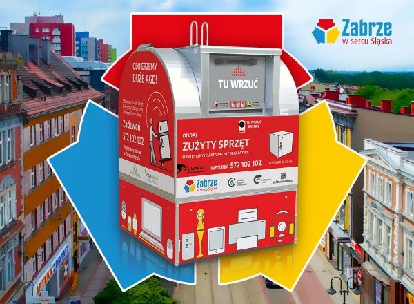 Masz w domu elektrośmieci? Wrzuć je do czerwonego pojemnika!