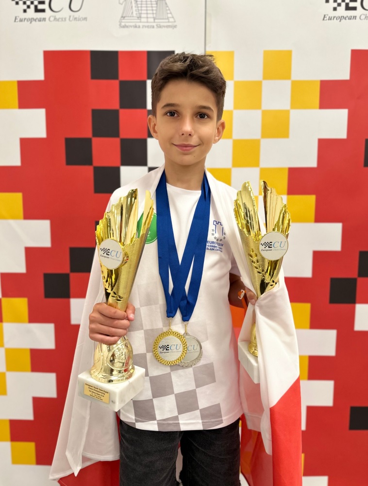 Młody zabrzanin wicemistrzem Europy w szachach szybkich!