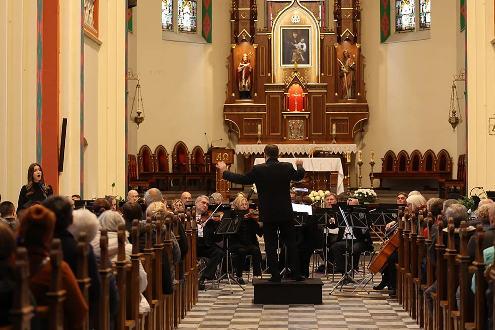 Orkiestra Symfoniczna Filharmonii Zabrzańskiej wystąpiła w kościele pw. św. Wawrzyńca