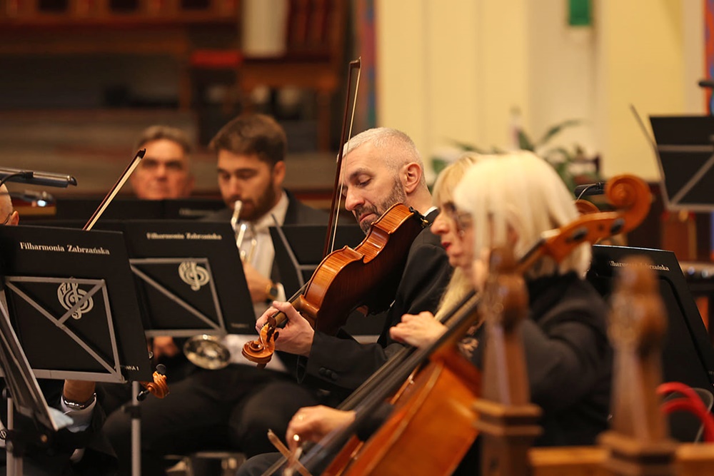 Orkiestra Symfoniczna Filharmonii Zabrzańskiej wystąpiła w kościele pw. św. Wawrzyńca