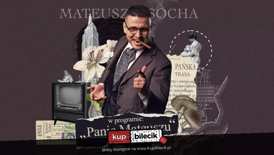 Mateusz Socha z nowym programem "Panie Mateuszu" w listopadzie w Rudzie Śląskiej