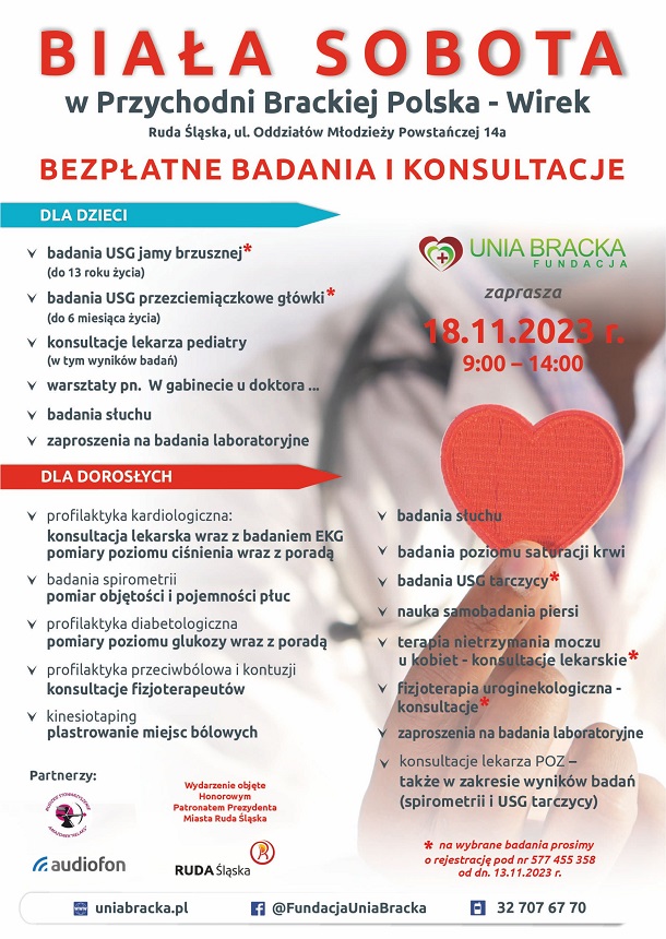 Biała Sobota w Przychodni Brackiej Polska – Wirek w Kochłowicach!