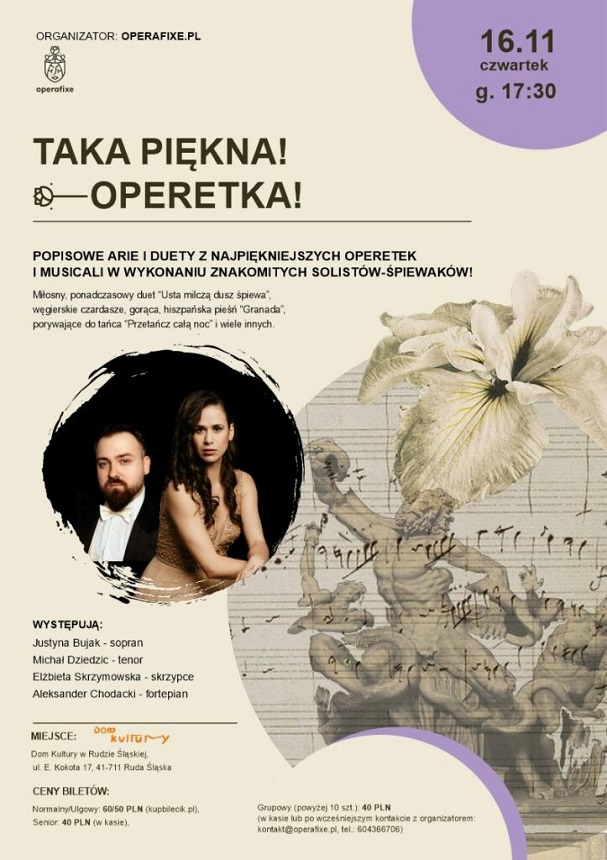 Wyjątkowy Koncert Operetkowy w Rudzie Śląskiej!