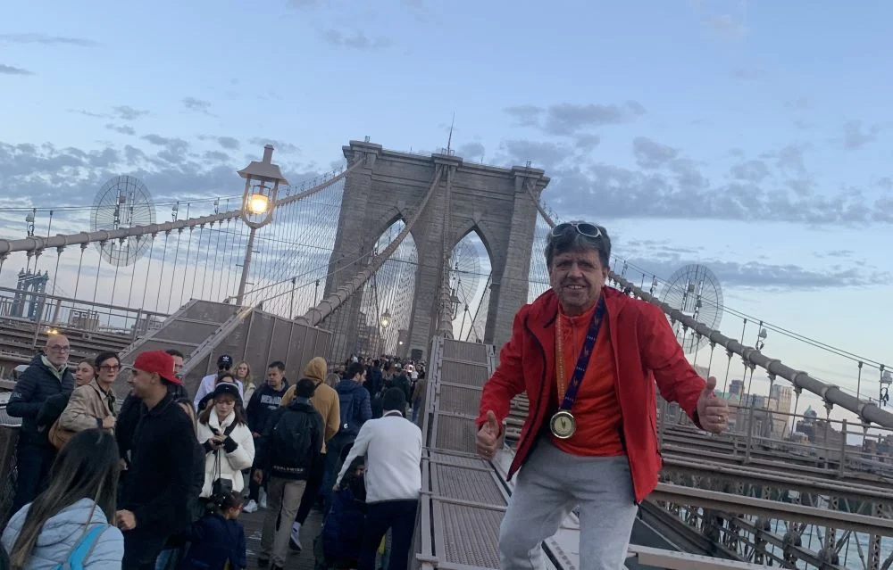 Rudzianin Krzysztof Koźlicki wystartował w nowojorskim maratonie!