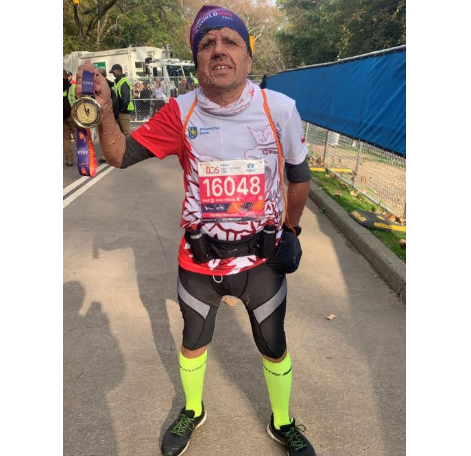 Rudzianin Krzysztof Koźlicki wystartował w nowojorskim maratonie!