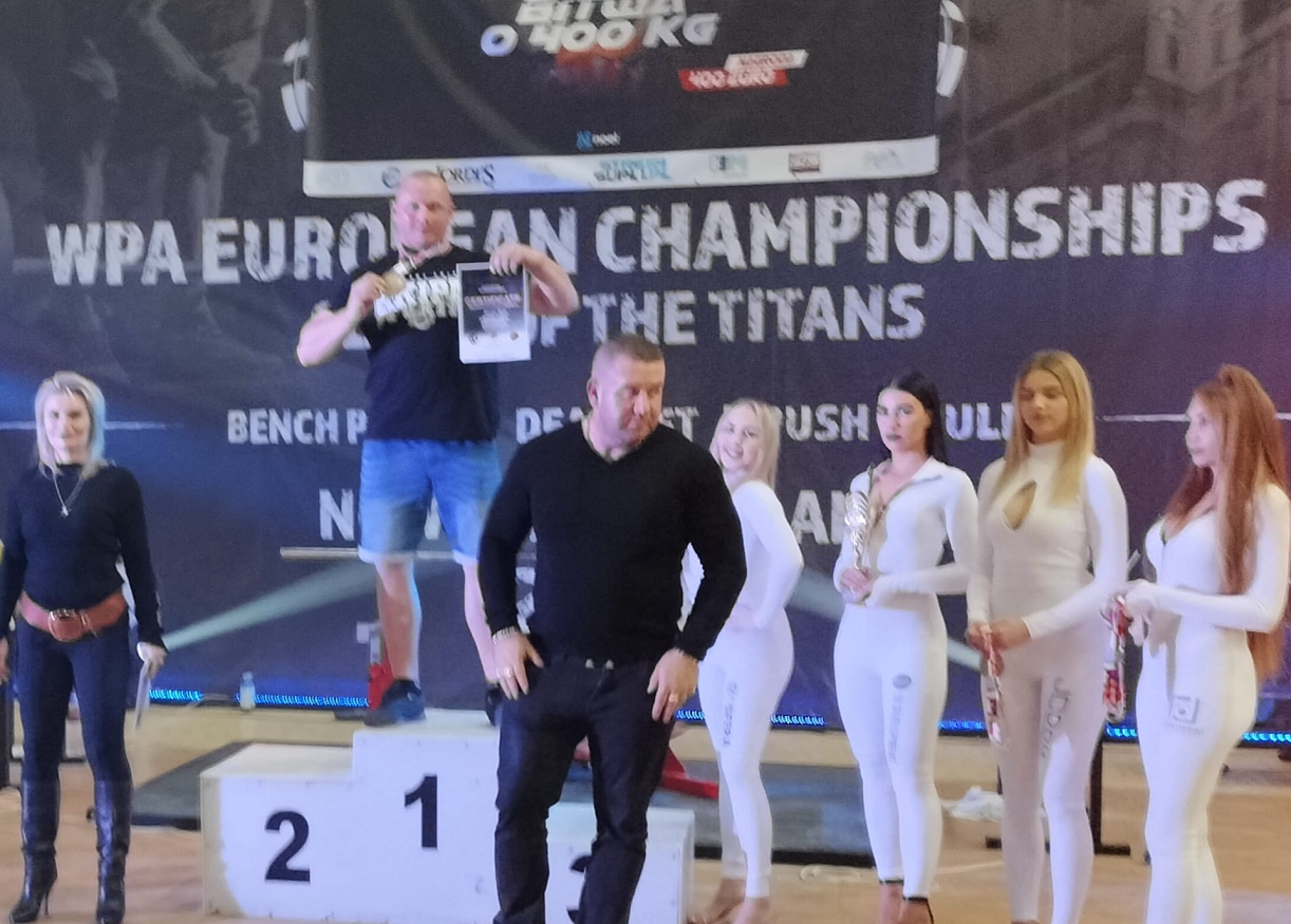 Rudzianie mistrzami Europy w wyciskaniu sztangi leżąc!