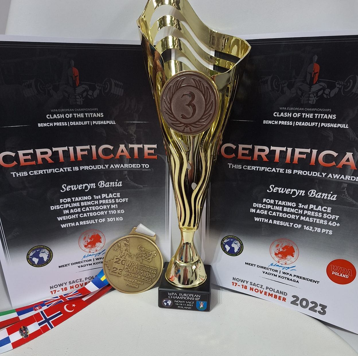 Rudzianie mistrzami Europy w wyciskaniu sztangi leżąc!