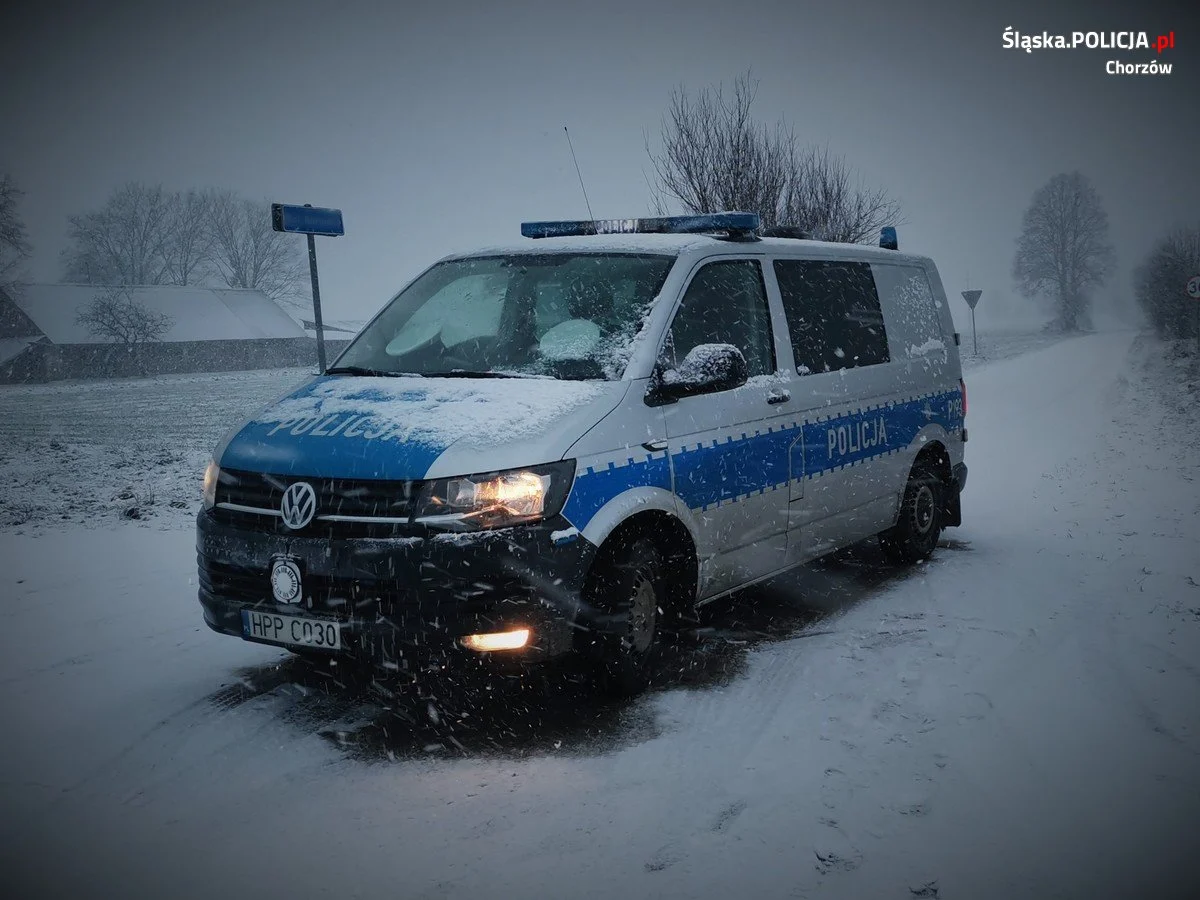 Uwaga ślisko! Policja apeluje o ostrożność!
