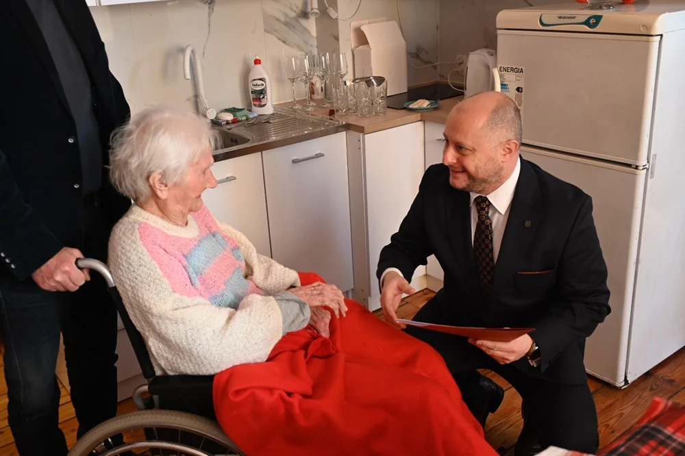 Pani Róża Żymła z Rudy Śląskiej świętowała dziś 100. urodziny!