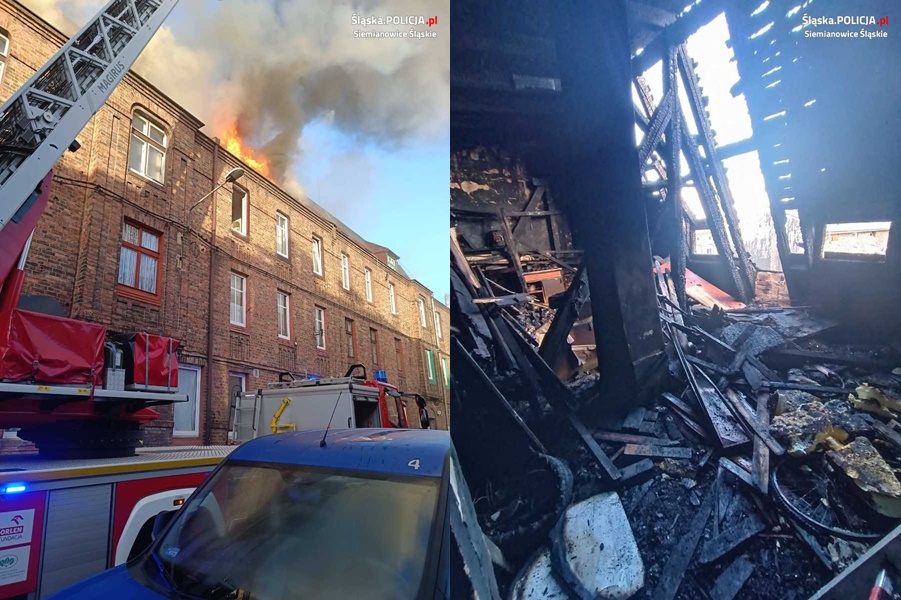 Siemianowice Śląskie: 3 miesiące aresztu dla sprawcy podpalenia kamienicy