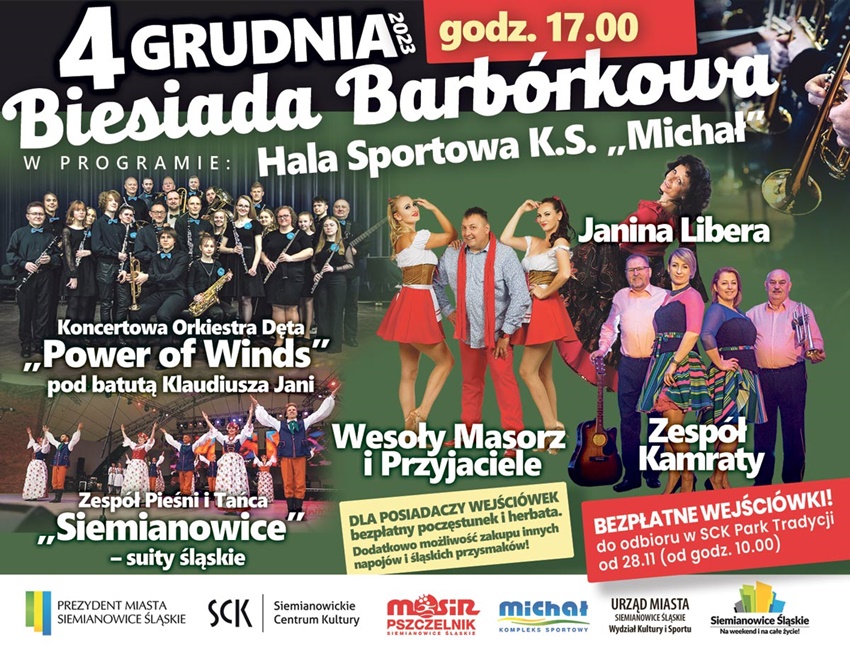 Uroczyste obchody Barbórki w Siemianowicach Śląskich. Odbierz bezpłatne wejściówki!