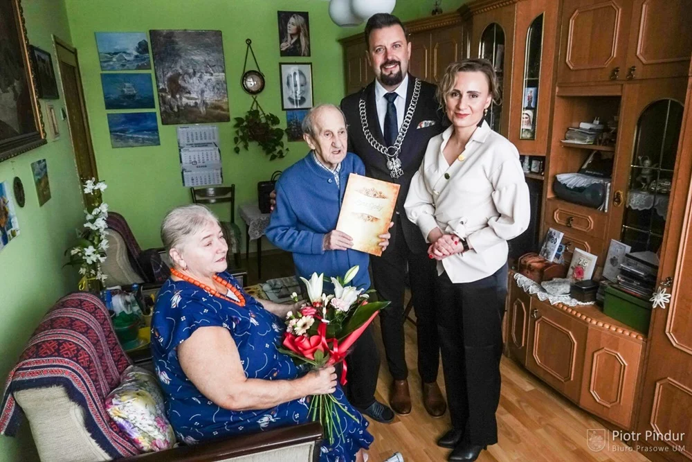 Złote Gody w Siemianowicach Śląskich. Rafał Piech złożył wizytę jubilatom