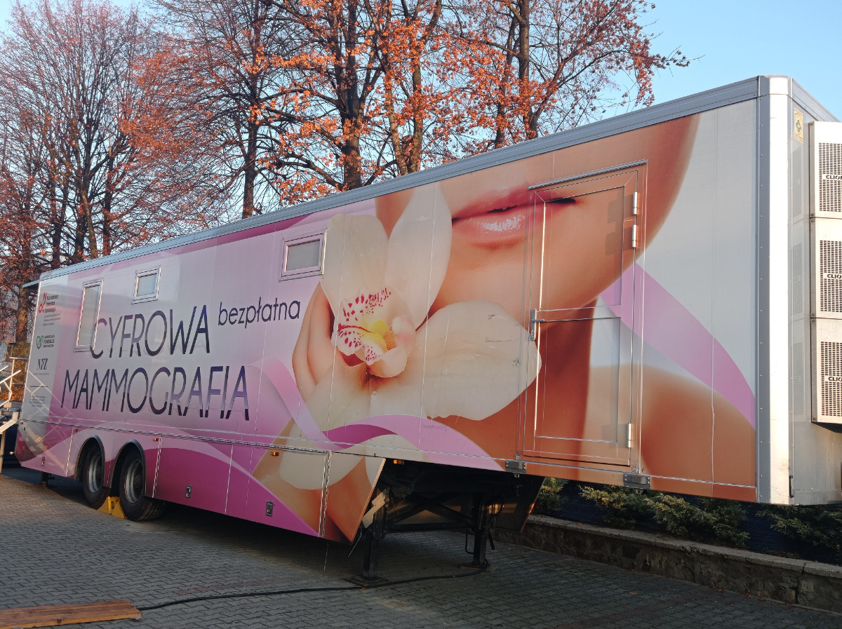 Bezpłatna mammografia dla kobiet w wieku 45-74 lata