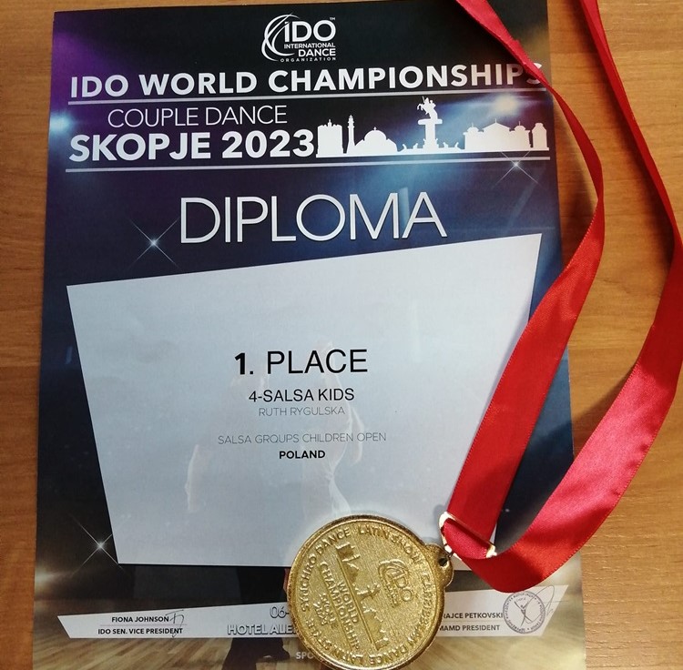 Złoty medal na Mistrzostwach Świata w salsie