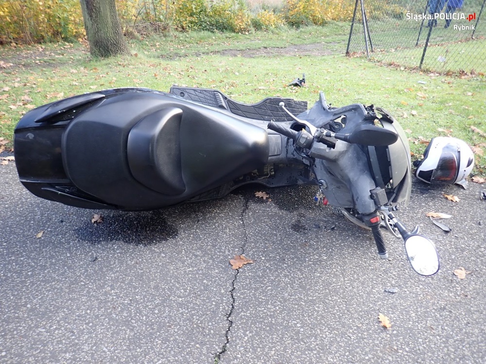 Rybnik: Nietrzeźwy i bez uprawnień zderzył się z maserati