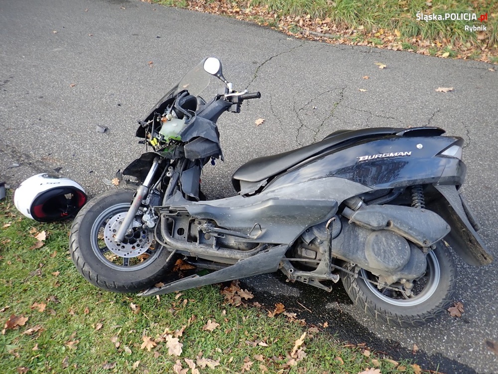 Rybnik: Nietrzeźwy i bez uprawnień zderzył się z maserati