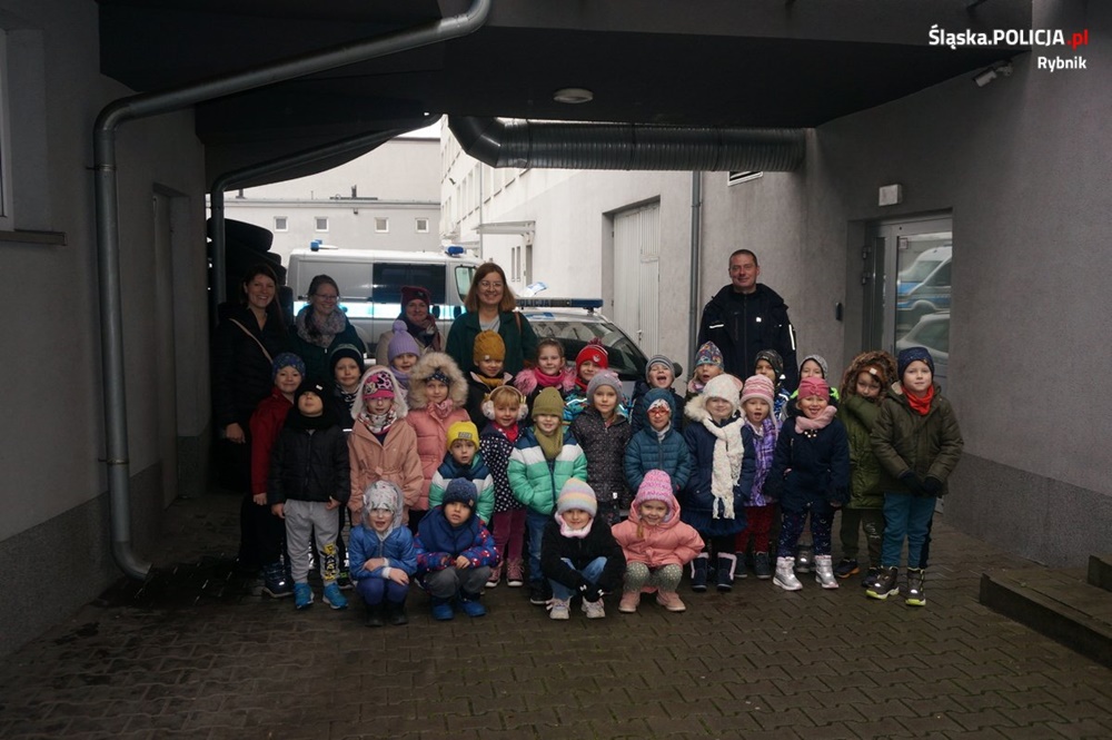 Przedszkolaki odwiedziły rybnickich policjantów