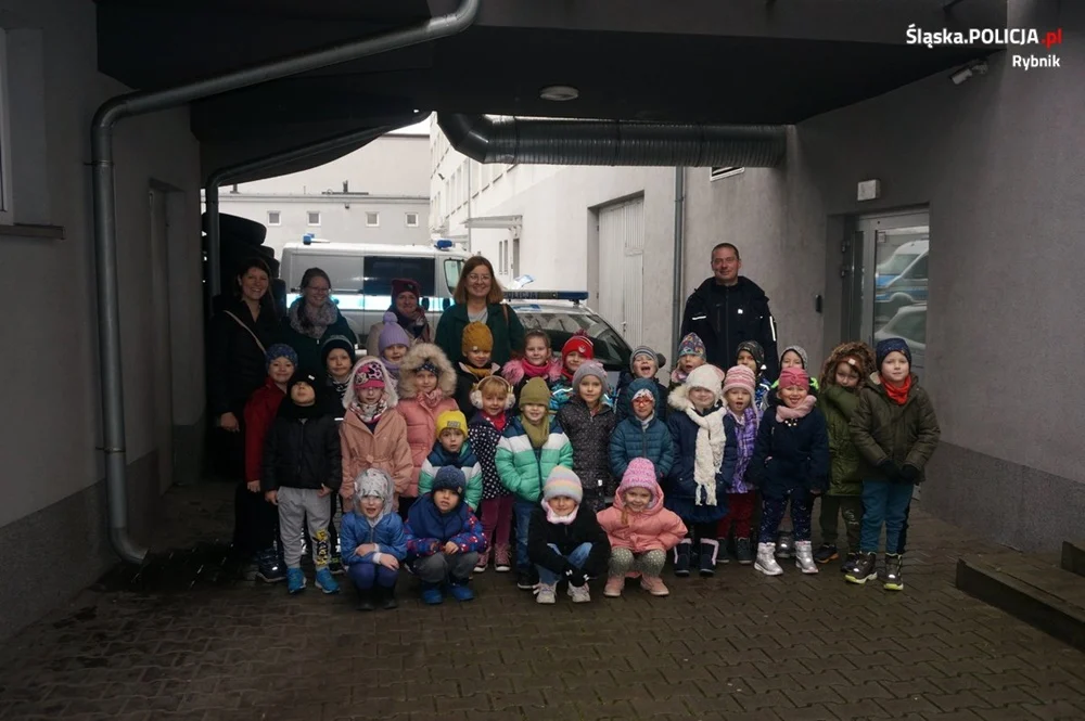 Przedszkolaki odwiedziły rybnickich policjantów