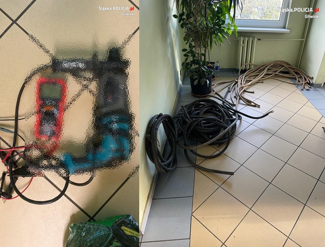 Miedź w lokomotywie w Gliwicach. Liczne kradzieże i włamania rozwiązane