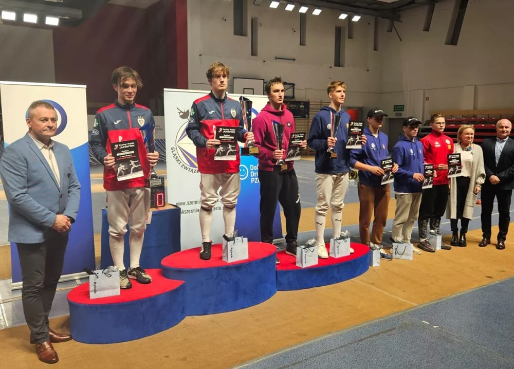 Szpadziści Piasta Gliwice na podium Pucharu Polski Juniorów!