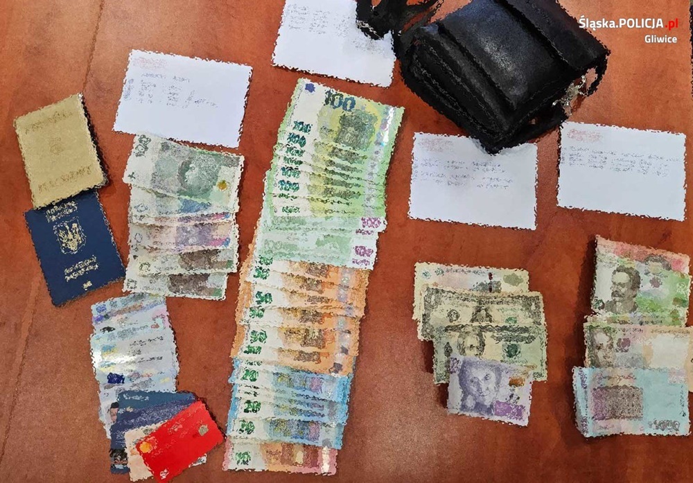 37-letni Ukrainiec zgubił cały majątek w Gliwicach. Policjanci pomogli pijanemu mężczyźnie