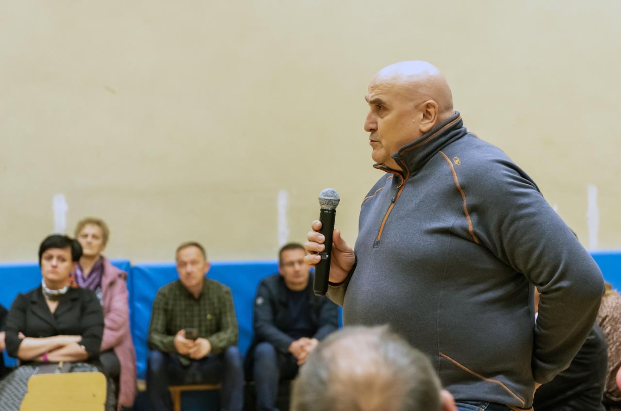 Prezydent Bytomia spotkał się z mieszkańcami Stroszka 7