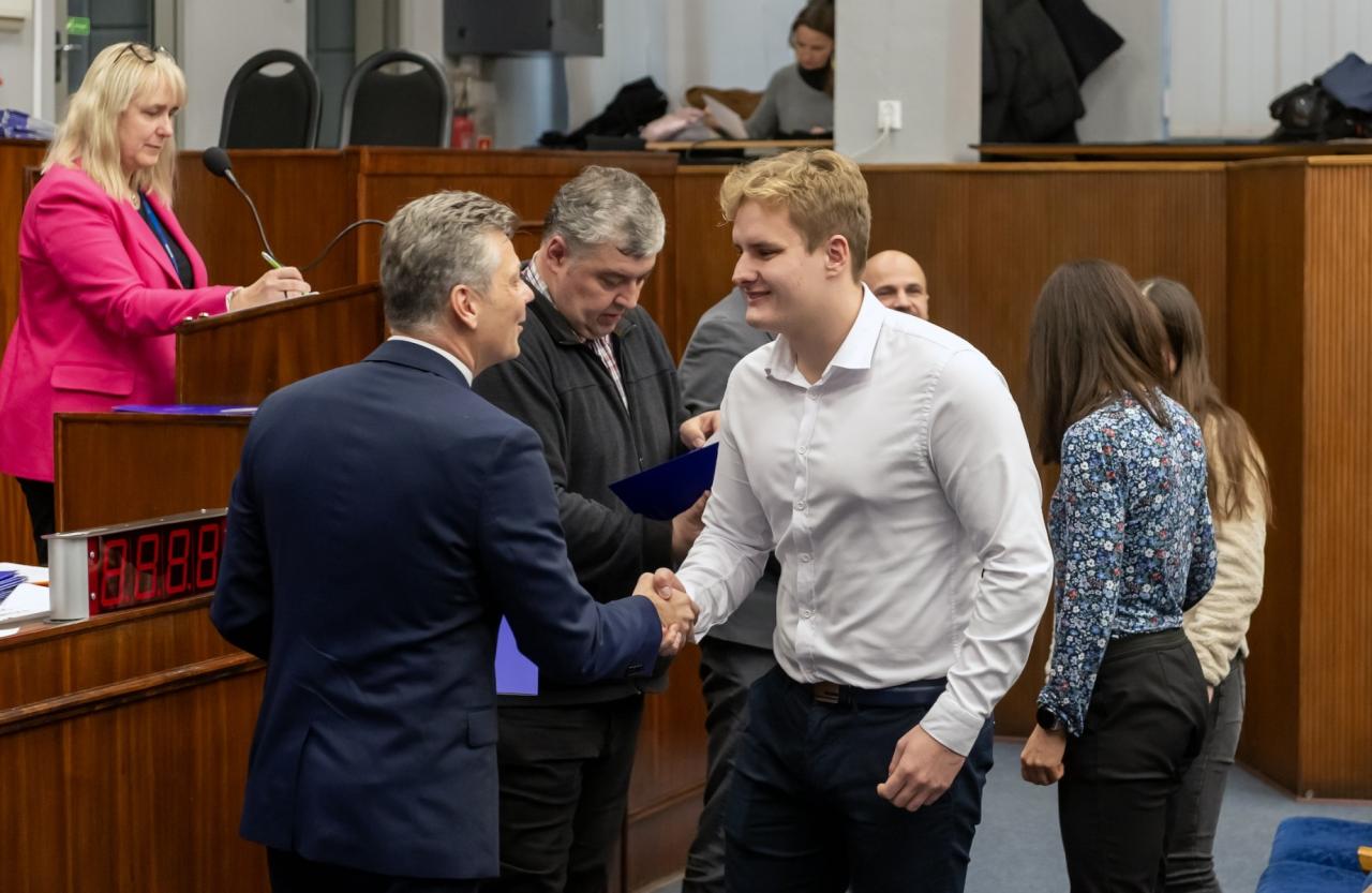 Prezydent wręczył stypendia najlepszym bytomskim sportowcom 11