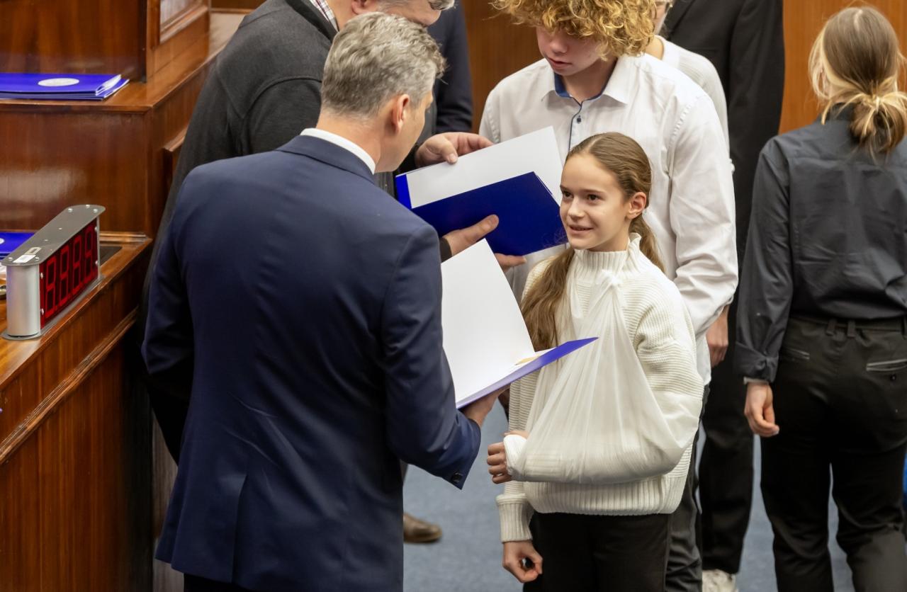 Prezydent wręczył stypendia najlepszym bytomskim sportowcom 23