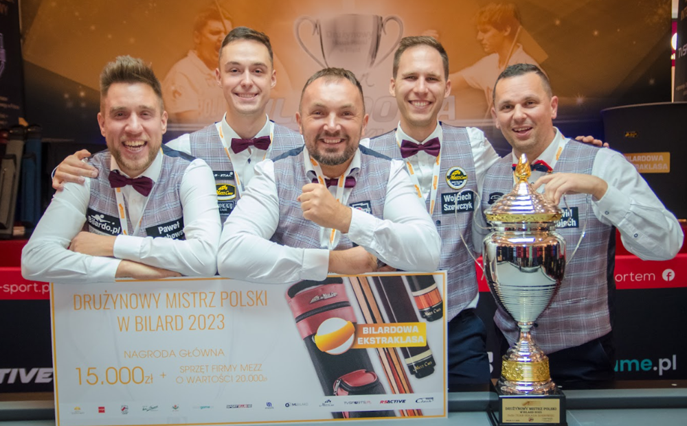 DaSo Team Dekada Sosnowiec najlepszym bilardowym zespołem w Polsce!