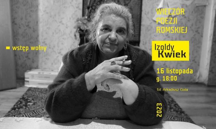 "Wieczór poezji romskiej z Izoldą Kwiek" w sosnowieckim Pałacu Schoena