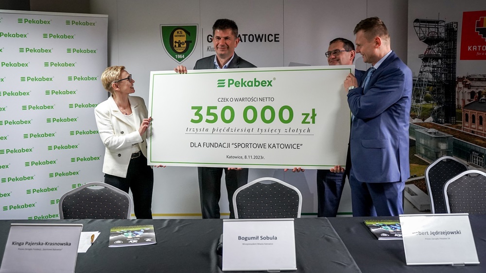 PEKABEX rozpoczyna współpracę z Fundacją "Sportowe Katowice"
