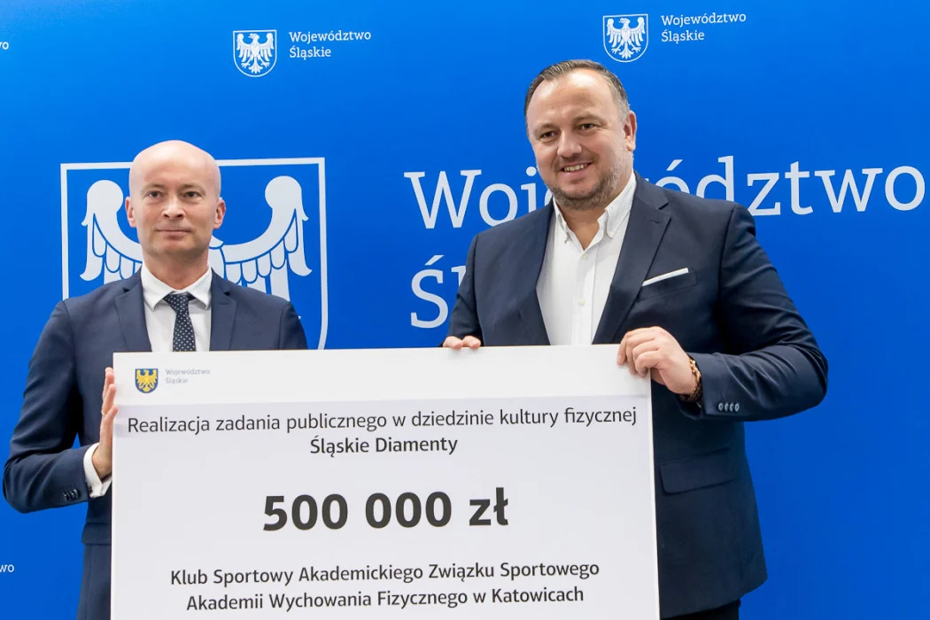 AZS AWF Katowice otrzymało czek o wartości pół miliona zł! Na co zostanie wykorzystany?