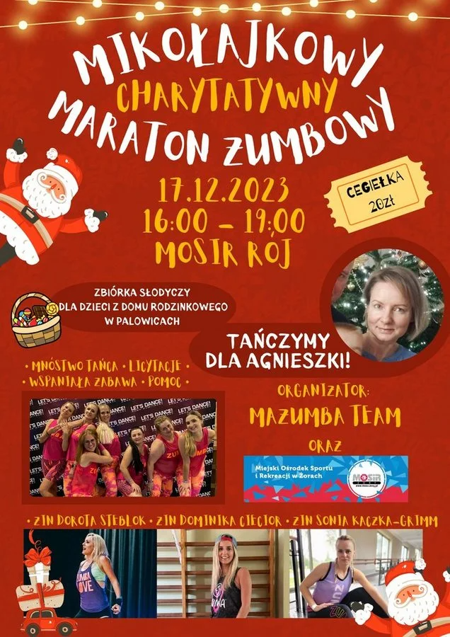 Weź udział w maratonie zumby i wesprzyj ciężko chorą żorzankę
