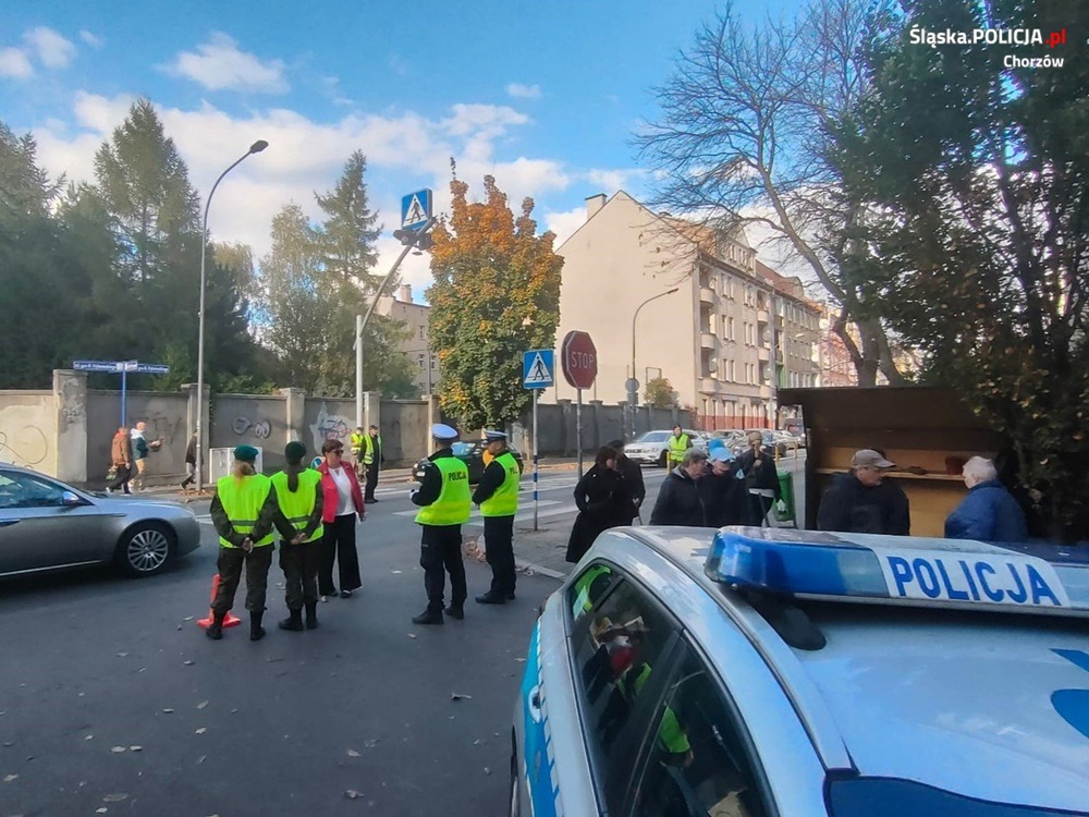 Chorzowscy policjanci podsumowali obchody Wszystkich Świętych [WIDEO]