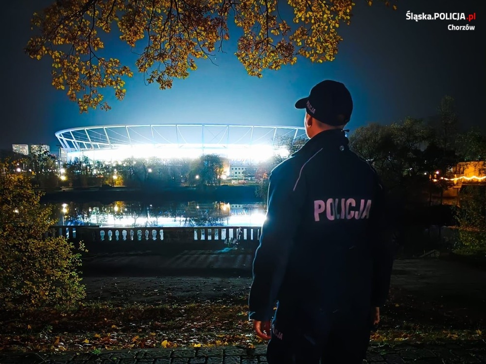 Chorzowscy policjanci zabezpieczali kolejny mecz Ruchu Chorzów