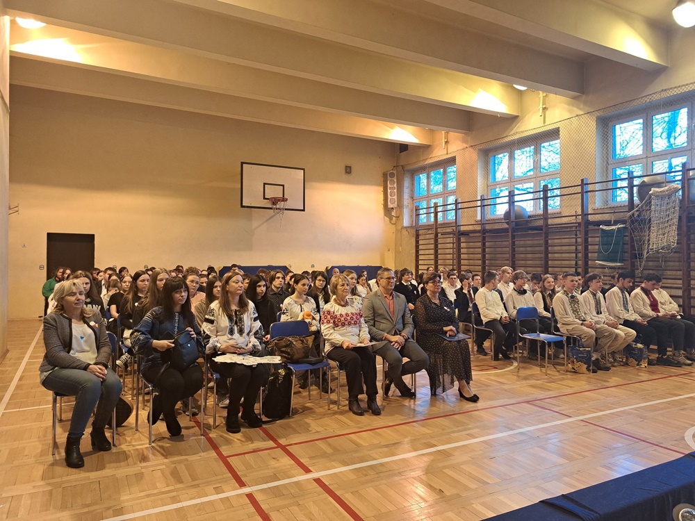 15. rocznica współpracy z ukraińską szkołą. Uroczystość w II Liceum w Chorzowie