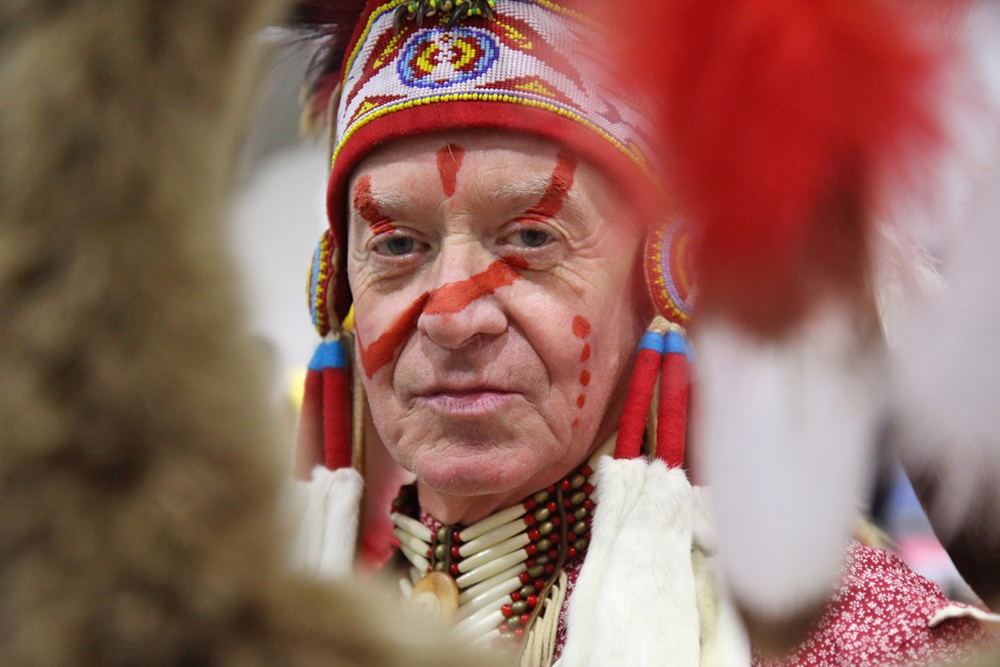 Indiańskie Pow wow w Chorzowie. Zabawa w ceremonialnych strojach odbyła się w "Hajdukach"