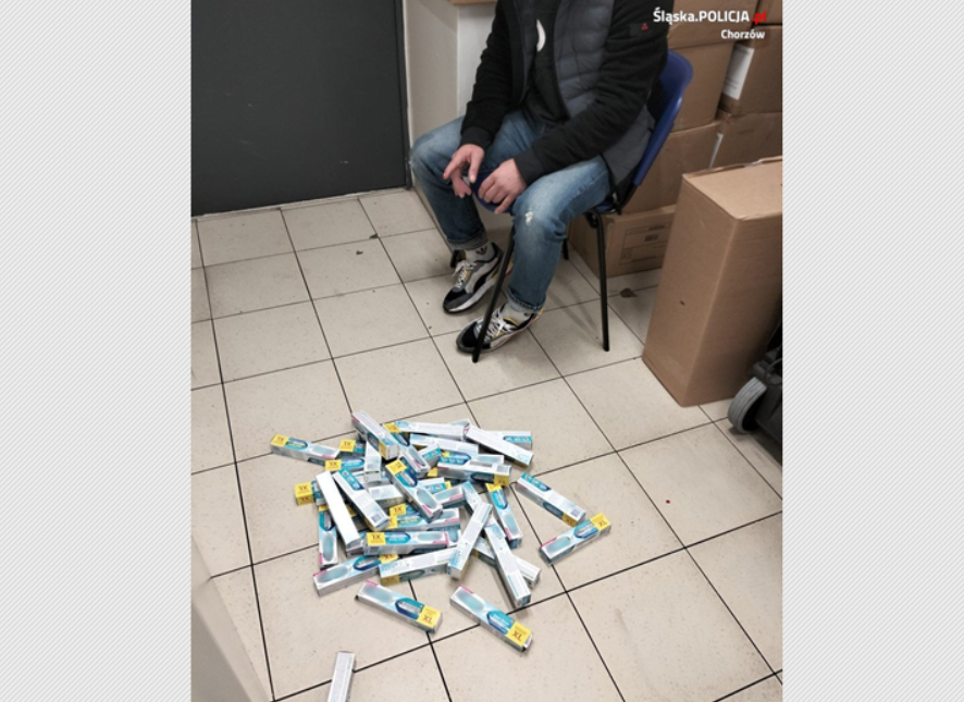 Chorzowski policjant w czasie wolnym złapał złodzieja w sklepie!