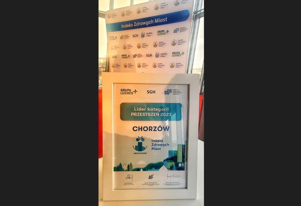 Chorzów liderem raportu Indeks Zdrowych Miast w kategorii „Przestrzeń”
