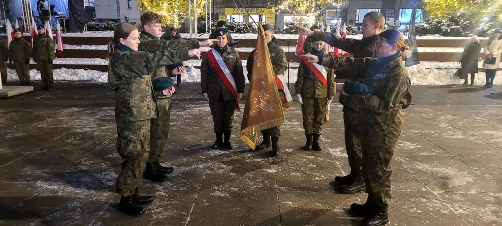 Ślubowanie młodzieży z Oddziału Przygotowania Wojskowego w Chorzowie [ZDJĘCIA]