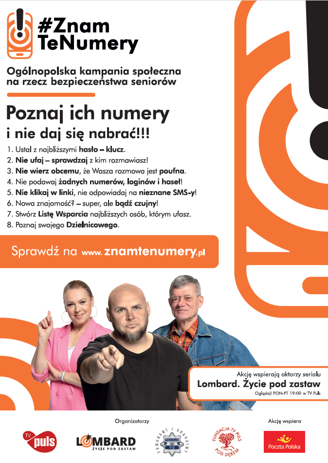 Świętochłowicka policjantka rozmawiała z seniorami w ramach kampanii #ZnamTeNumery