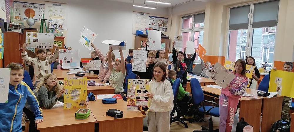 mPotęga w SP nr 2 w Świętochłowicach. Matematyczne zajęcia kreatywne na lekcjach