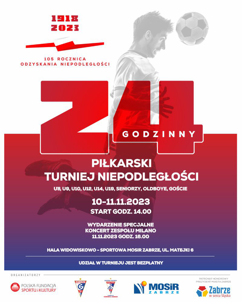 Uczczą Niepodległość, grając przez 24 godziny w piłkę. Zapisy trwają!