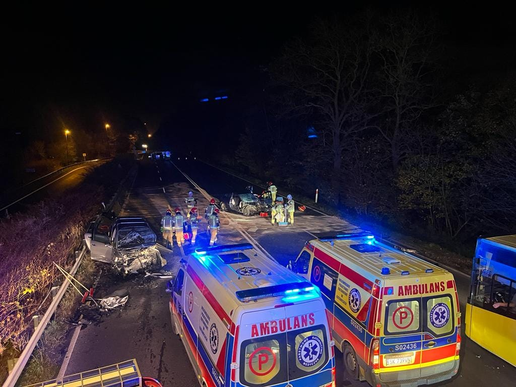 Wypadek na DK88 w Zabrzu. Pięć osób poszkodowanych!