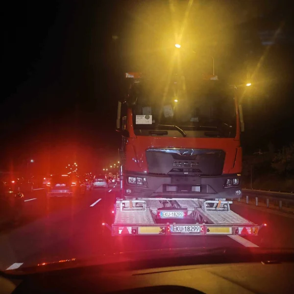 Wypadek na DTŚ w stronę Gliwic. Jeden pas został całkowicie zablokowany!