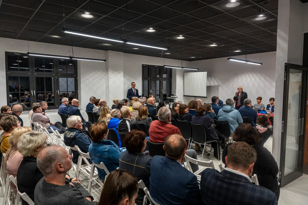 Spotkanie z mieszkańcami w dzielnicy Zandka